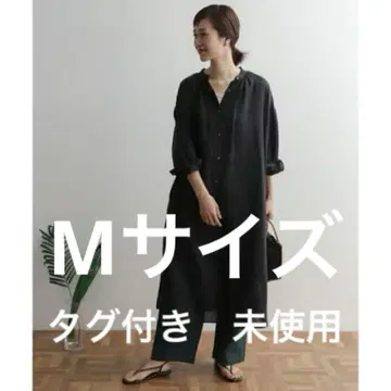 어반 리서치 도어스 린넨 개더 원피스