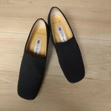 블랙 패브릭 로우힐 (3cm 높이)