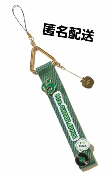 Mrs. GREEN APPLE 데코레이션 스트랩 그린