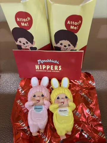 HIPPERS Monchhichi 히퍼스 치무탄 2개 세트