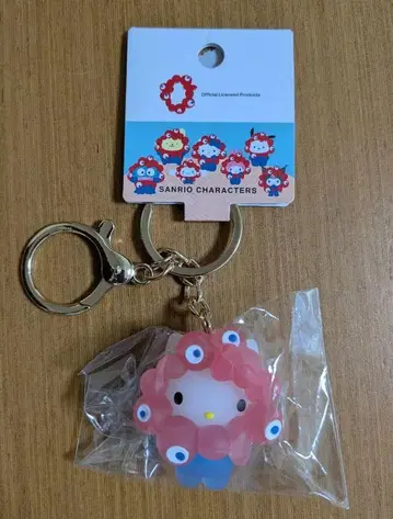 오사카 간사이 엑스포 산리오 먣쿠먣쿠 헬로키티 클리어 키링