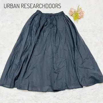 URBAN RESEARCHDOORS 코튼 개더 스커트 면 100%