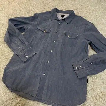 Paul Smithjeans 폴스미스 데님 셔츠 긴팔 사이즈 XL