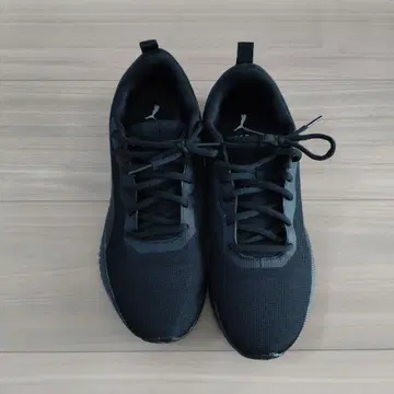 PUMA 블랙 신발 25.5cm 러닝, 워킹
