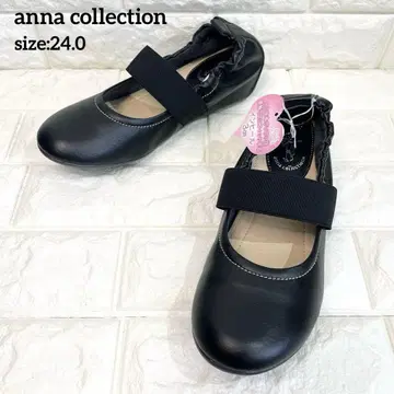 택 포함 미사용 anna collection 인힐 발레 슈즈 24