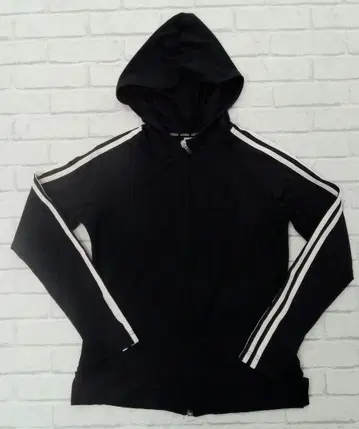 G361 아디다스 트랙 자켓 저지 자수 로고 여성용 L 블랙