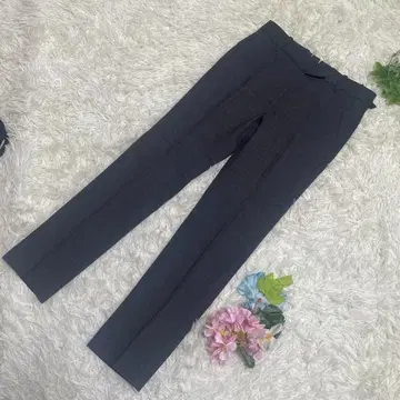 미사용 새상품 INCOTEX 울 슬랙스 슬림 그레이 스트레치 36 S