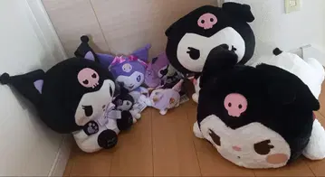 새상품 쿠로미 큰 봉제인형 세트 산리오