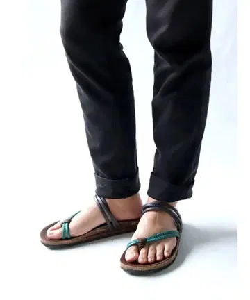 이탈리아 가죽 풋베드 샌들/478031