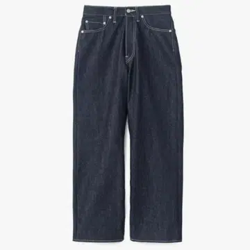25 AW 셀비지 데님 5포켓 와이드 스트레이트 팬츠 리지트