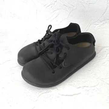새상품급 BIRKENSTOCK 몬타나 39 25cm 오일드 가죽 블랙