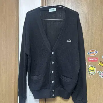 Crocodile 블랙 가디건 L 사이즈