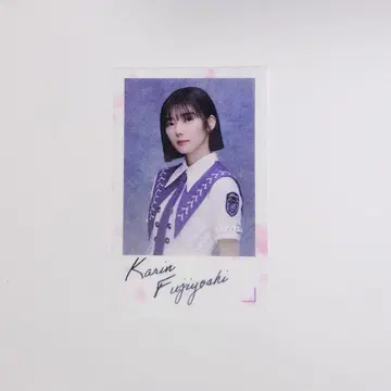 사쿠라자카46 후지요시 카린 랜덤 클리어 스티커 9th 자업자득