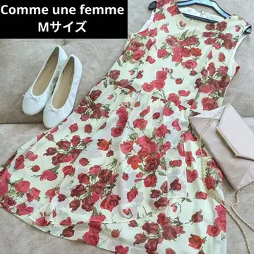 Comme une femme 꼼므 엉 팜 원피스 꽃무늬