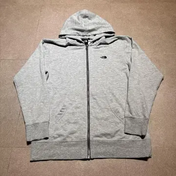 The North Face 후드티 집업 그레이 원포인트 M