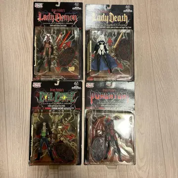 Lady demon 피규어 4개 세트