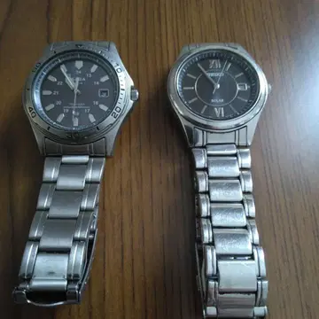 ALBA 솔라 워치 & SEIKO 솔라 시계