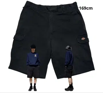 dickies short 팬츠 Black 무릎 아래 팬츠 169cm