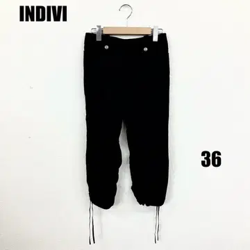 0158P INDIVI 스트레이트 팬츠 여성