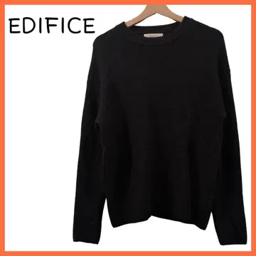 EDIFICE 에디피스 니트 스웨터 블랙 M 사이즈 일본제