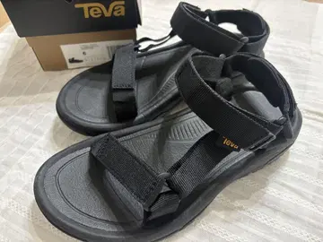 Teva 허리케인 샌들 블랙 여성용 아웃도어 샌들 23cm