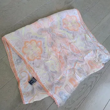 ETRO 페이즐리 무늬 실크 100% 숄