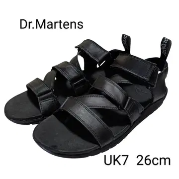 Dr.Martens 닥터마틴 레드핀 샌들 블랙 26cm