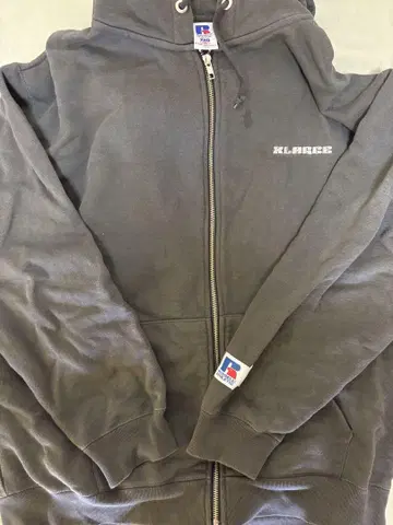 XLARGE x Russell athletic 집업 후드티 L