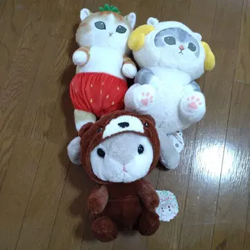 귀여운 동물 캐릭터 봉제 인형 세트