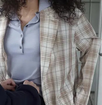 SHOULDER PADS POLO KNIT TOPS