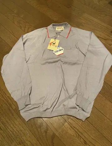 쇼와 레트로 R.K.Mizuno 미즈노 긴팔 피케 셔츠 골프웨어