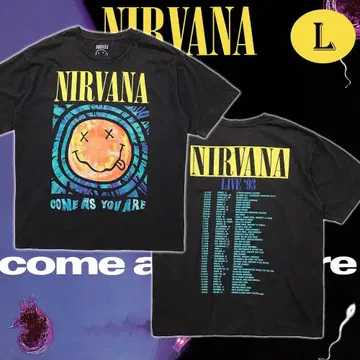 Nirvana [ Come As You Are 93 ] 빈티지 가공 L