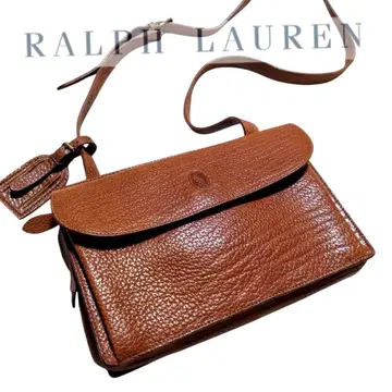 새상품급 랄프 로렌 RALPH LAUREN 숄더백 올 가죽