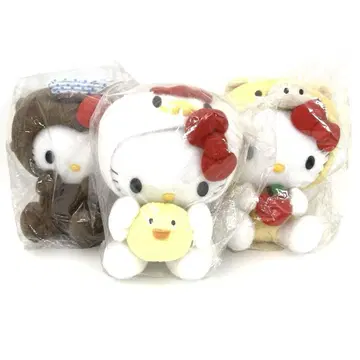 SANRIO 산리오 헬로키티 야쿠르트 봉제 인형 십이지신 3개 세트