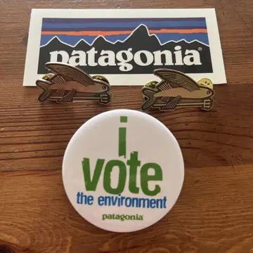 patagonia fishing 핀배지 2개 세트