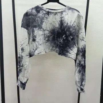 SHEIN 타이다이 패턴 크롭 M