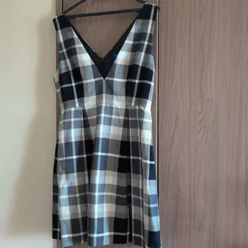 BLUE LABEL CRESTBRIDGE 체크 오버롤 스커트 40
