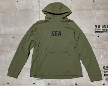 EVERLAST WIND AND SEA 후드티 M 사이즈 올리브