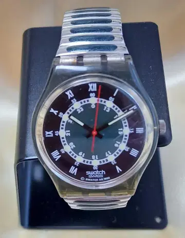 Swatch (스와치) 아날로그 시계 브라운/그레이