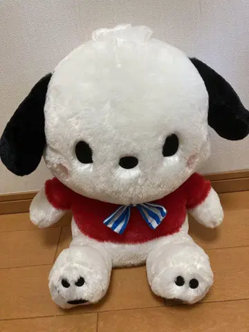 포차코 봉제인형 빨간 셔츠