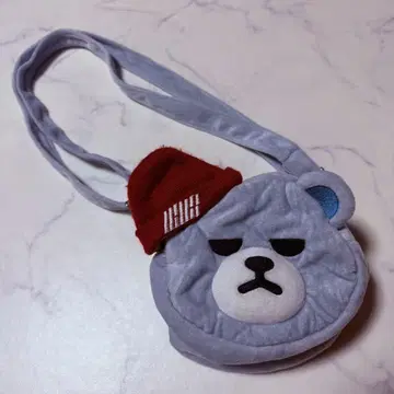 iKON KRUNK 곰 얼굴 파우치