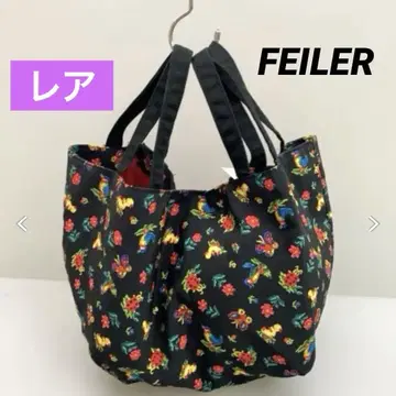FEILER 페일러 하이디 패턴 토트백 블랙 레어 블랙