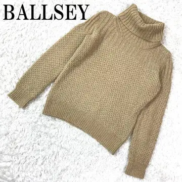 BALLSEY 보르지 터틀넥 니트 베이지 38 B9563