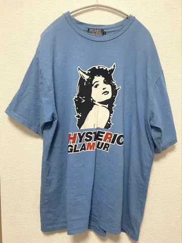 [ HYSTERIC GLAMOUR ] 반팔 티셔츠 남성용 L 블루