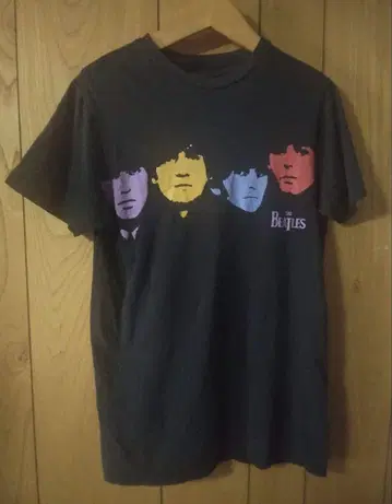 2009년 Beatles 비틀즈 프린트 티셔츠 블랙 사이즈 S