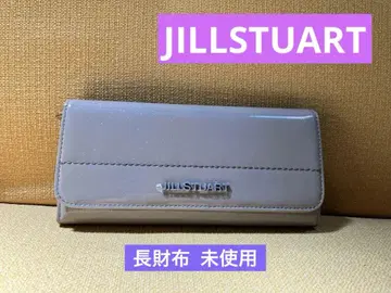 미사용 질스튜어트 젤리 라메 믹스 참 포함 장지갑 라벤더