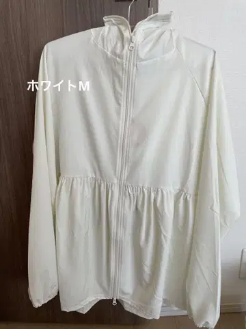 coca 화이트 후드티 UV 컷 UPF 50+
