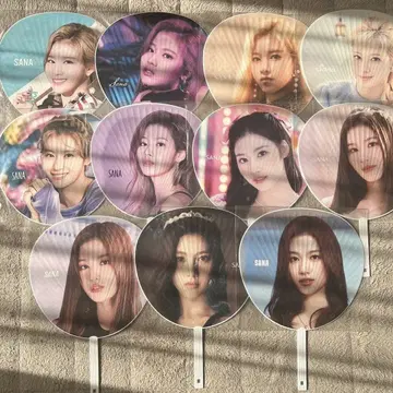 TWICE 사나 부채 세트