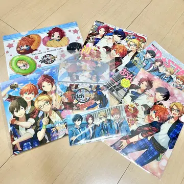 앙스타 걸스타 애니카페 엽서 클리어 파일 Trickstar