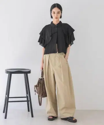 JEANASIS 블라우스 여름 상의 새상품